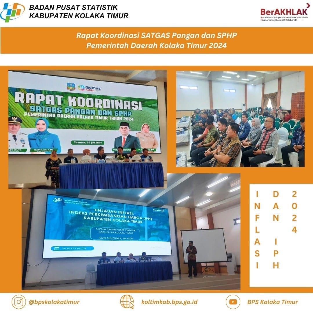 Meeting of the Food Task Force and SPHP of the Kolaka Timur Regency Government in 2024