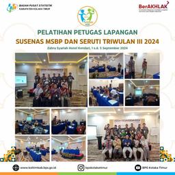 Pelatihan Petugas Susenas MSBP dan Seruti Triwulan III tahun 2024