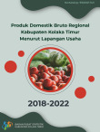 Produk Domestik Regional Bruto Kabupaten kolaka Timur Menurut Lapangan Usaha 2018-2022